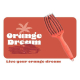 Olivia Garden Fingerbrush Care Iconic Boar & Nylon Medium Orange Dream 4